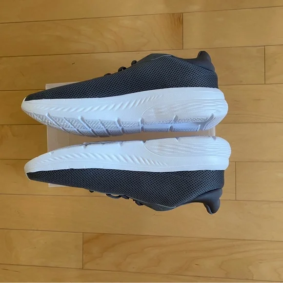 New Adidas Men's Cloudfoam Comfort Dark Gray Athletic Shoes - Picture 6 of 11